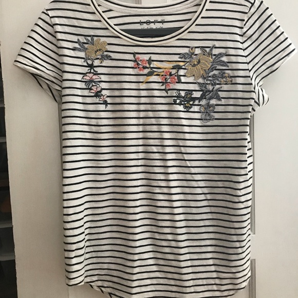 LOFT Tops - LOFT stripped Vintage tee